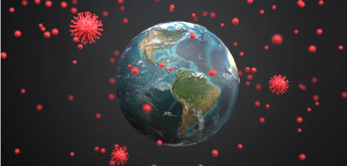 Una mirada a las enfermedades infecciosas en la infancia 2 Imagen Virus alrededor del planeta